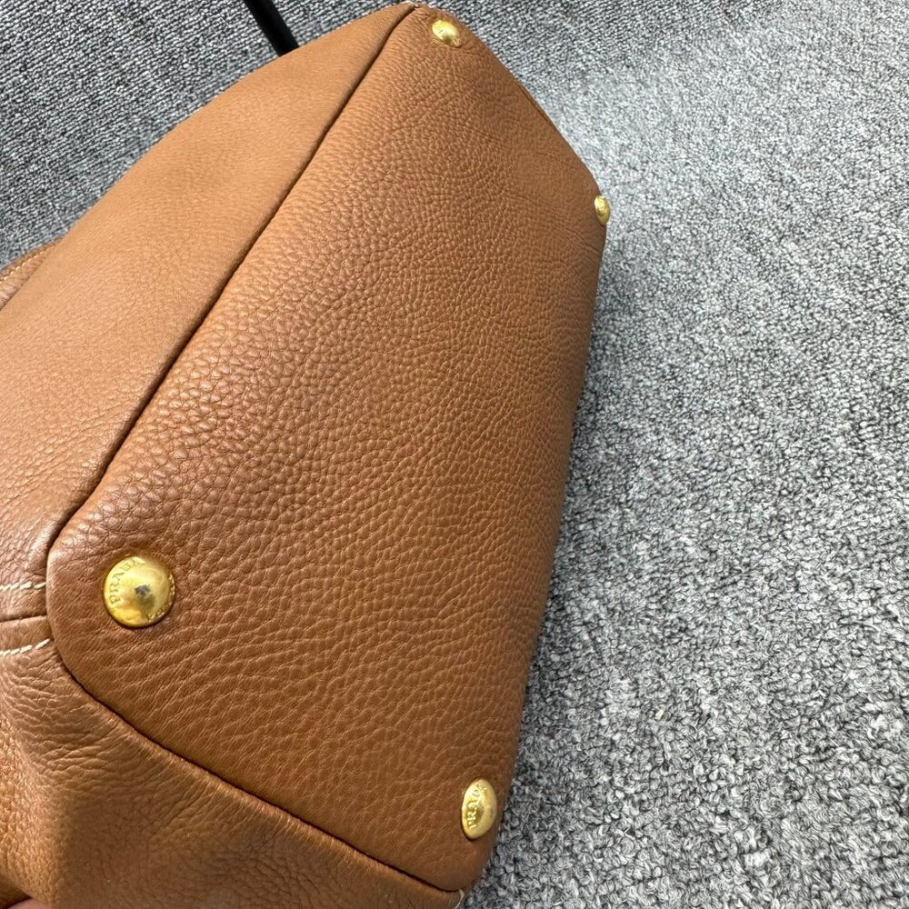 Prada Vitello Daino Leather Satchel Bag 535-071925 - Picture 6 of 16